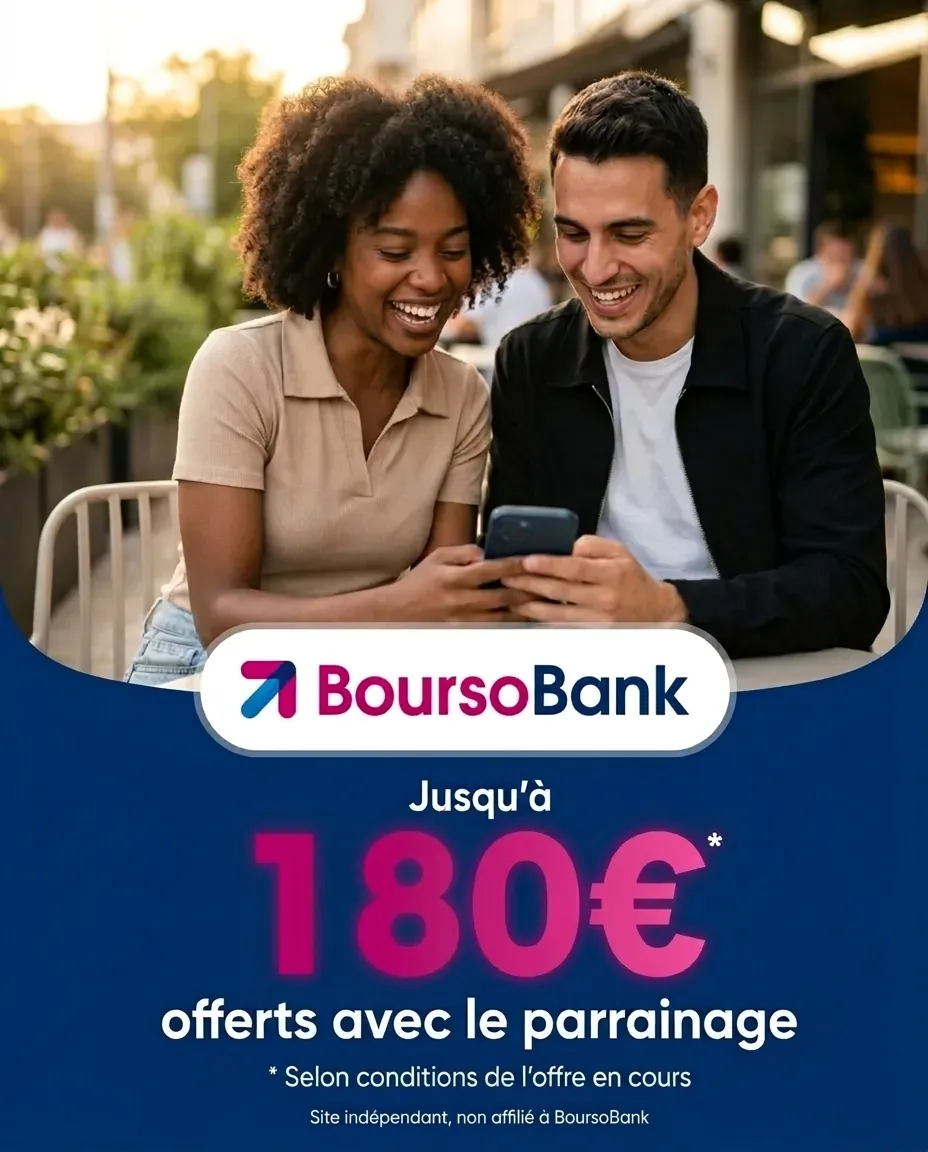 Parrainage Boursorama BoursoBank - Jusqu'à 180€ offerts